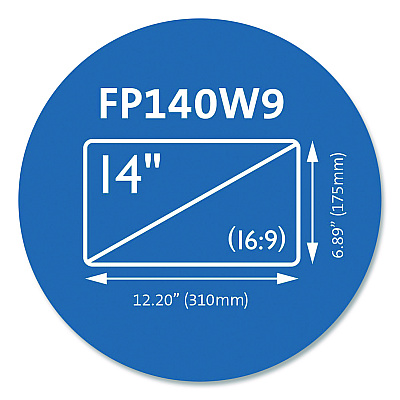 Kensington Laptop Privacy Screen for 14" Monitors, 16:9 Aspect Ratio (K52793WW)