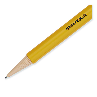 Paper Mate Sharpwriter Mechanical Pencil, 0.7 mm, HB (#2), Black Lead, Classic Yellow Barrel, 5/Pack (30376BPP)