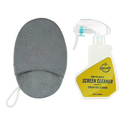 Digital Innovations Screen Dr Monitor and TV Screen Cleaning Kit, 6.76 oz Spray Bottle with Microfiber Mitt (32564)