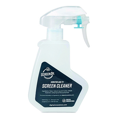 Digital Innovations Screen Dr Monitor and TV Screen Cleaning Kit, 6.76 oz Spray Bottle with Microfiber Mitt (32564)