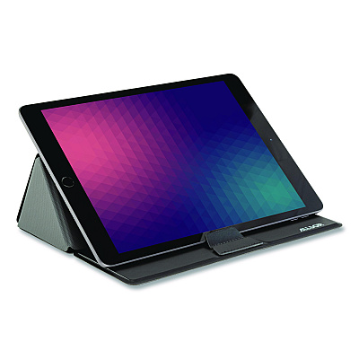 Allsop Foldio Laptop and Tablet Stand, +30 Tilt, 9.5" x 14.5" x 3", Black, Supports 7 lb (32670)