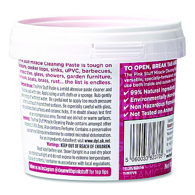 The Pink Stuff Miracle Cleaner Degreaser Paste, 17.6 oz Canister (823781)