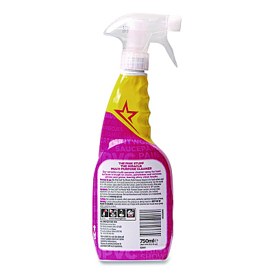 The Pink Stuff Multipurpose Cleaner Degreaser, Fruity Scent, 25.4 oz Spray Bottle (823788)