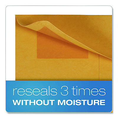 Quality Park Redi-Seal Coin and Small Parts Envelope, #7, Cheese Blade Flap, Redi-Seal Adhesive Closure, 3.5 x 6.5, Kraft Brown, 500/Box (50765)