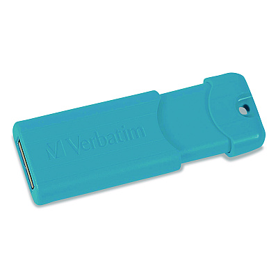 Verbatim PinStripe USB 3.0 Flash Drive, 16 GB, Assorted Colors, 5/Pack (70387)