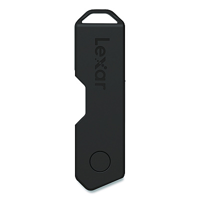 Lexar Twist Turn2 USB 2.0 Flash Drive, 64 GB, Black (24388079)