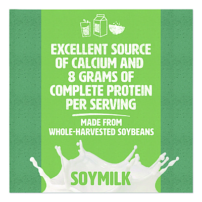Silk Soymilk, Unsweetened Original, 32 oz, 6/Carton (1706751)