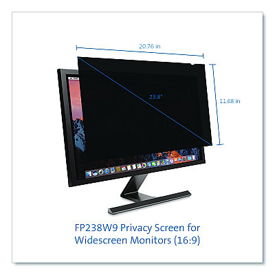 Kensington Privacy Filter for Widescreen Monitor for 23.8" Flat Panel Monitor, 16:9 Aspect Ratio (K60731WW)