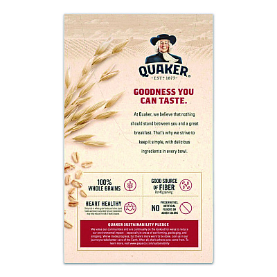 Quaker Instant Oatmeal, Assorted Flavors, 1.51 oz Packet, 64/Carton (2051065)
