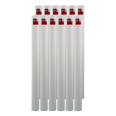 Scotch Mailing Tube, 48" Long, 4" Diameter, White (7982)