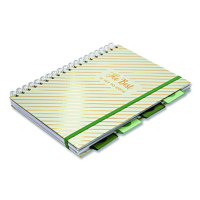 PUKKA PAD B5 Size Project Book, 5-Subject, Medium/College Rule, Assorted Haze Cover Colors, (100) 9.8 x 6.9 Sheets, 3/Pack (9975ASTHZE)