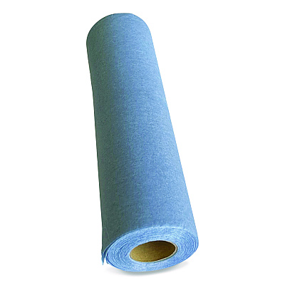 Boardwalk Automotive Wiper Rolls, 9.4 x 11, Blue, 55/Roll, 30 Rolls/Carton (AUTORL1650B)