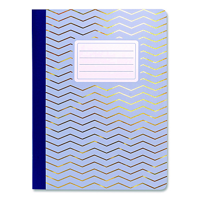 PUKKA PAD Composition Book, Medium/College Rule, Assorted Haze Cover Colors, (70) 9.8 x 6.9 Sheets, 3/Pack (9976ASTHZE)