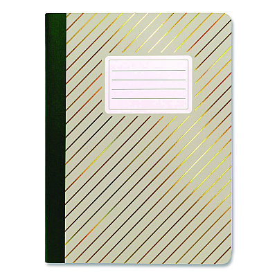 PUKKA PAD Composition Book, Medium/College Rule, Assorted Haze Cover Colors, (70) 9.8 x 6.9 Sheets, 3/Pack (9976ASTHZE)