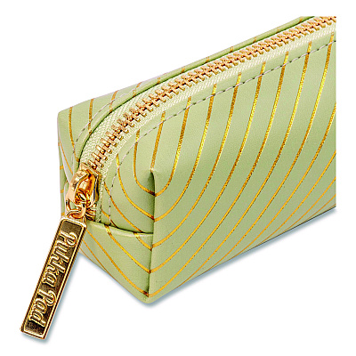 PUKKA PAD Pencil Case, 8.07 x 2.36 x 2.55, Green, 6/Pack (9981GNHZE)