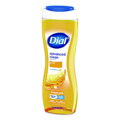 Dial Body Wash Advanced Clean Gold, Original Gold, 16 oz, 6/Carton (09119)
