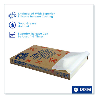 Dixie Greaseproof Liftoff Pan Liner, 24.38 x 16.38, 1,000/Carton (27SGP)