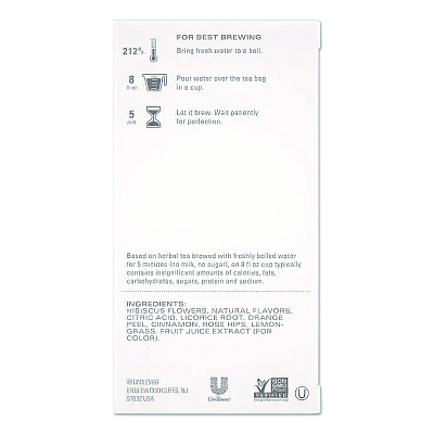 Tazo Tea Bags, Passion, 20/Box (TAZ20045BX)