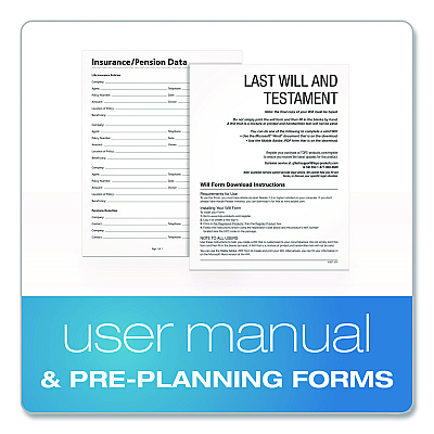 Adams Last Will and Testament Digital Forms Kit with Manual and Estate Guide, Inkjet/Laser, 8.5 x 11, Unlimited Number of Forms (K307)