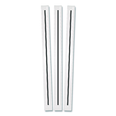 Berkley Square Wrapped Polypropylene Stirrers, 5.5", Black, 500/Box (BEP90209)