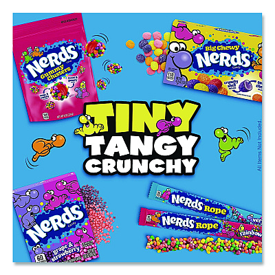Nerds Variety Mix, 90 Pieces, Assorted Flavors, 2.6 lb Bag (FER08189)
