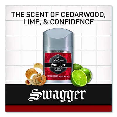 Old Spice Red Collection Swagger Antiperspirant and Deodorant for Men, 0.5 oz, 24/Carton (01643CT)