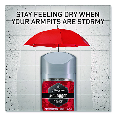 Old Spice Red Collection Swagger Antiperspirant and Deodorant for Men, 0.5 oz, 24/Carton (01643CT)