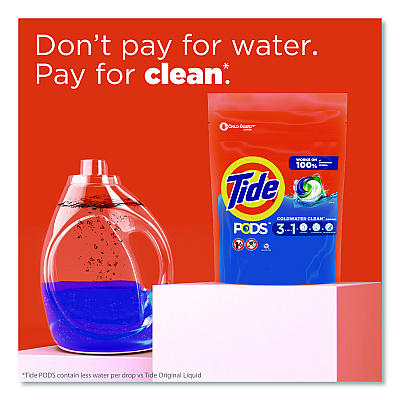 PODS Laundry Detergent, Pods, Tide Original, 112 Pods/Tub (03243PK)