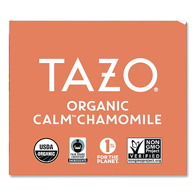 Tazo Tea Bags, Organic Calm Camomile, 16/Box (TAZ00354BX)