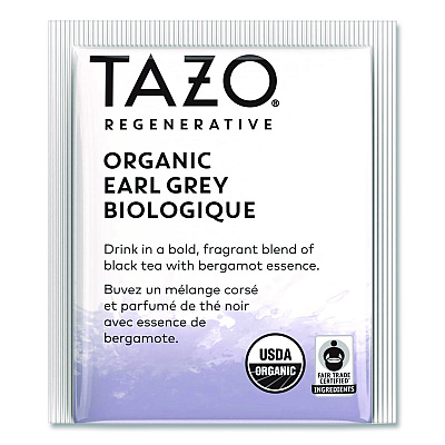 Tazo Tea Bags, Organic Earl Grey, 16/Box (TAZ00352BX)