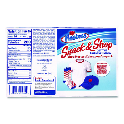 Twinkies, Vanilla, 1.36 oz Individually Wrapped, 10/Pack, 3 Packs/Carton (60004132)