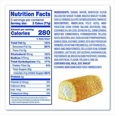 Twinkies and Chocolate CupCakes Variety Pack, (2) 13.58 oz 10 Pack Twinkies and (2) 12.7 oz 8 Pack CupCakes/Carton (60004134)