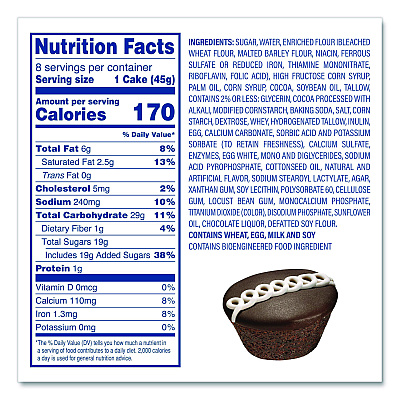 Twinkies and Chocolate CupCakes Variety Pack, (2) 13.58 oz 10 Pack Twinkies and (2) 12.7 oz 8 Pack CupCakes/Carton (60004134)