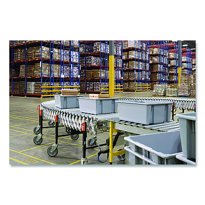 Rubbermaid Commercial Palletote Box, 11.97 gal, 1.6 cu ft, 15.5" x 19.5" x 13", Gray (FG172200GRAY)