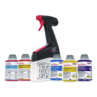 SC Johnson Professional TruShot 2.0 Power Cleaner, Fresh Scent, 9 oz Cartridge, 4/Carton (379842)