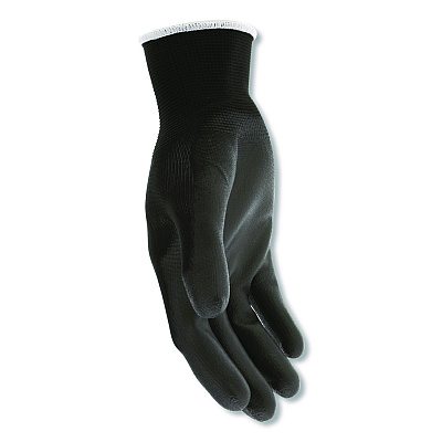 MCR Safety Work Gloves, 10" Long, X-Large, Black, 12 Pairs (B96699XLDZ)