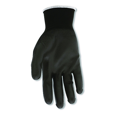 MCR Safety Work Gloves, 10" Long, X-Large, Black, 12 Pairs (B96699XLDZ)