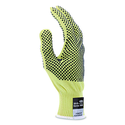 MCR Safety CutPro Kevlar Gloves, Reversible, 10" Long, Small, Yellow/Black, Pair (9396S)