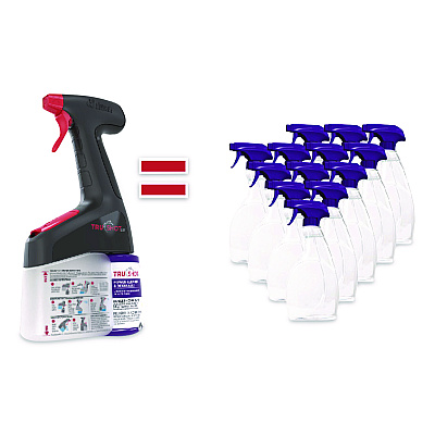 SC Johnson Professional TruShot 2.0 Power Cleaner, Fresh Scent, 9 oz Cartridge, 4/Carton (379842)