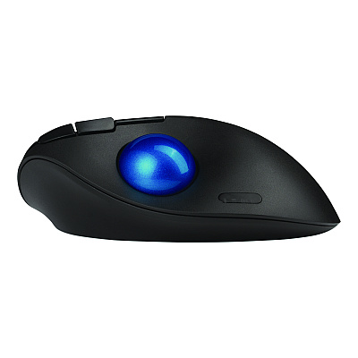 Kensington Pro Fit Ergo TB450 Trackball, 2.4 GHz Frequency/6 ft Wireless Range, Right Hand Use, Black (72194)