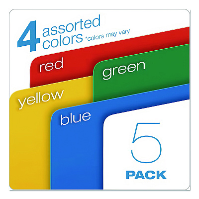 Pendaflex Heavy Duty Reinforced File Pocket, 3.5" Expansion, Letter Size, Randomly Assorted Colors, 5/Box (1524E5ASST)