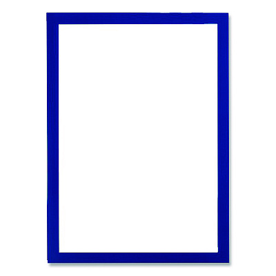 Tarifold SOLO Magnetic Frame, 8.5 x 11 Insert, Blue Frame, 5/Pack (P19630BLUE)