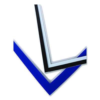Tarifold SOLO Magnetic Frame, 8.5 x 11 Insert, Blue Frame, 5/Pack (P19630BLUE)