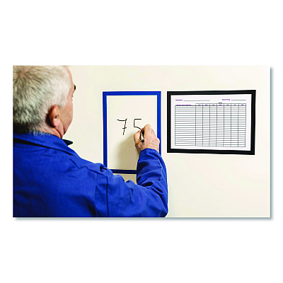 Tarifold SOLO Magnetic Frame, 8.5 x 11 Insert, Blue Frame, 5/Pack (P19630BLUE)