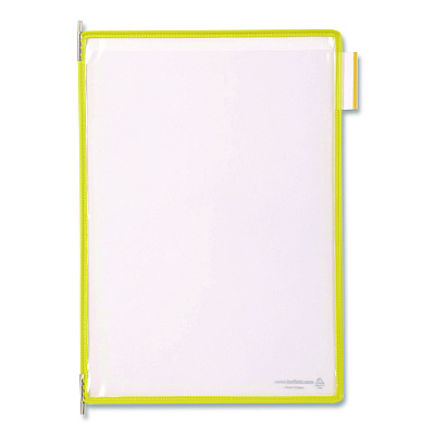 Tarifold Pivoting Pockets, 1 Section, Yellow, 10/Pack (P040)
