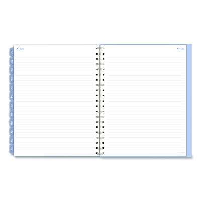 Cambridge Dewdrop Academic Weekly Monthly Planner, Watercolor Floral, Blue/Gray/Purple Cover, 12-Month (July to June): 2025 to 2026 (1742905A)