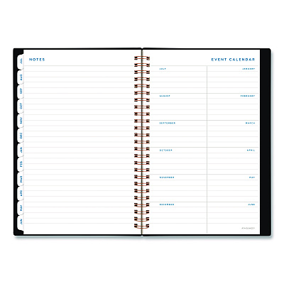 AT-A-GLANCE Signature Lite Academic Weekly Monthly Planners, 8 x 5, Black Cover, 12-Month (July to June): 2025 to 2026 (YP20LA05)