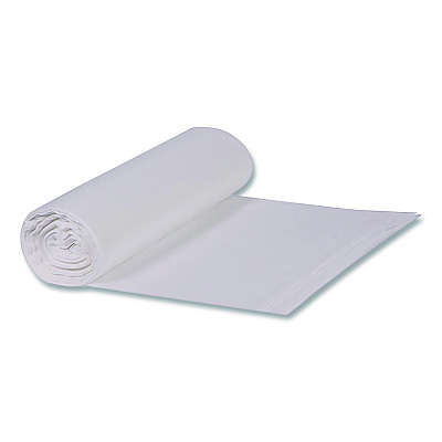 Heritage Linear Low-Density Can Liners, 33 gal, 0.65 mil, 33 x 39, Clear, Roll, 250/Carton (H6639HCR01)
