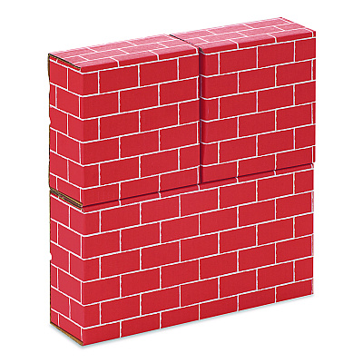 Bankers Box At Play Cardboard Building Block, 32-ECT Corrugated Board, Assorted Sizes and Colors, 20/Pack (1230802)