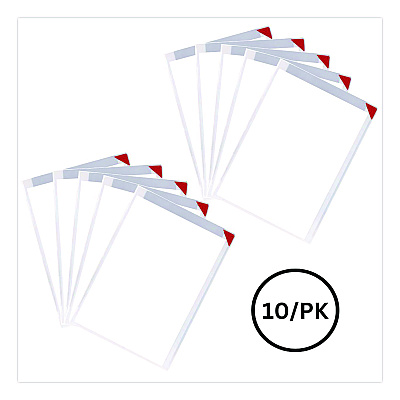Tarifold Easy Clic Sub-Zero Signage Pocket, 8.5 x 11 Insert, Clear Frame, 10/Pack (19478110)